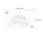 pochoirs gâteau acrylique joyeux anniversaire eid mariage décorations sucre classiques strass adhésifs