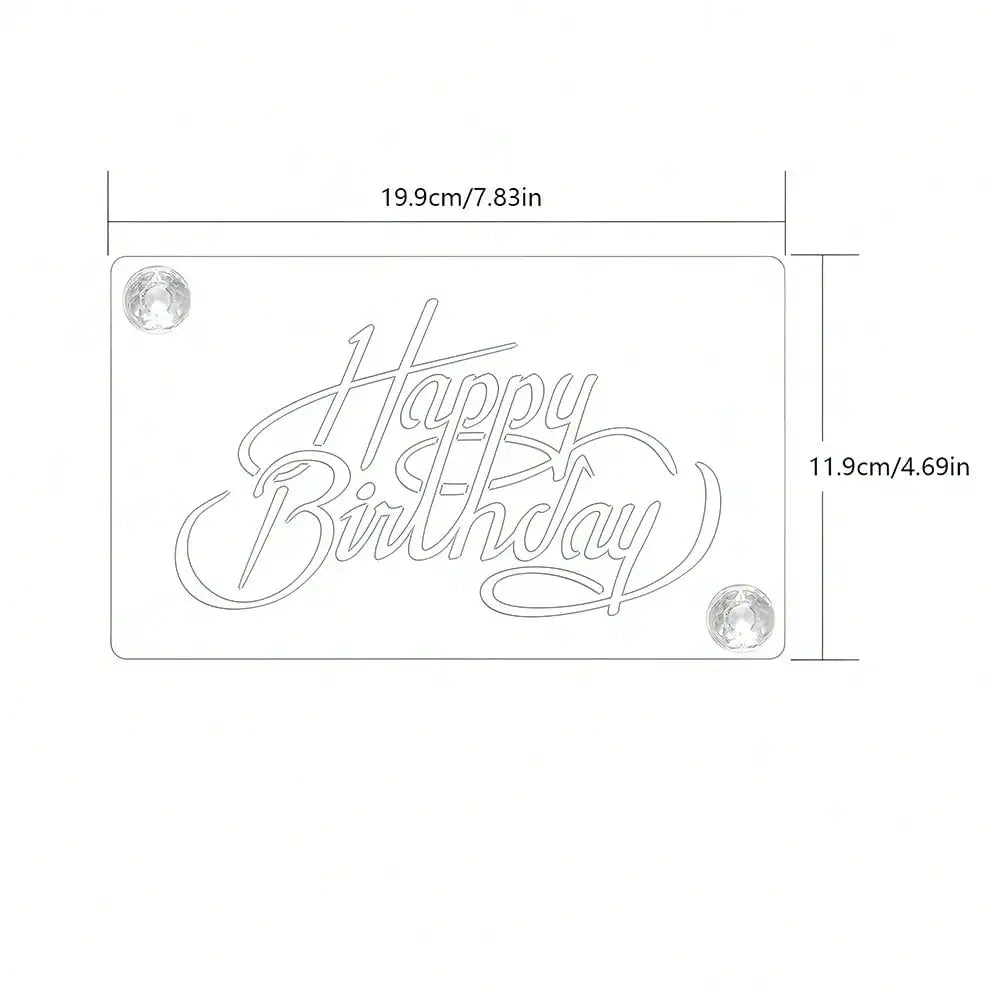 pochoirs gâteau acrylique joyeux anniversaire eid mariage décorations sucre classiques strass adhésifs