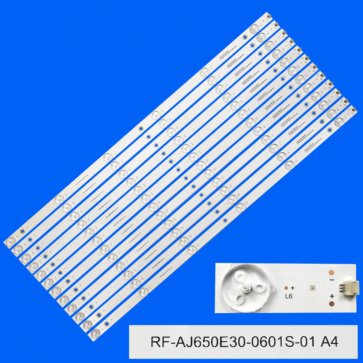 bande lumineuse led blanche moderne connecteur électrique numéros série symboles polarité