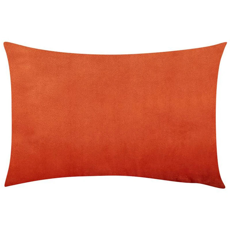 housse coussin velours décorative canapé salon moderne nordique gris vert