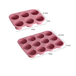 moules gâteaux silicone spatule pinceau pâte set rose clair modernes cuisine
