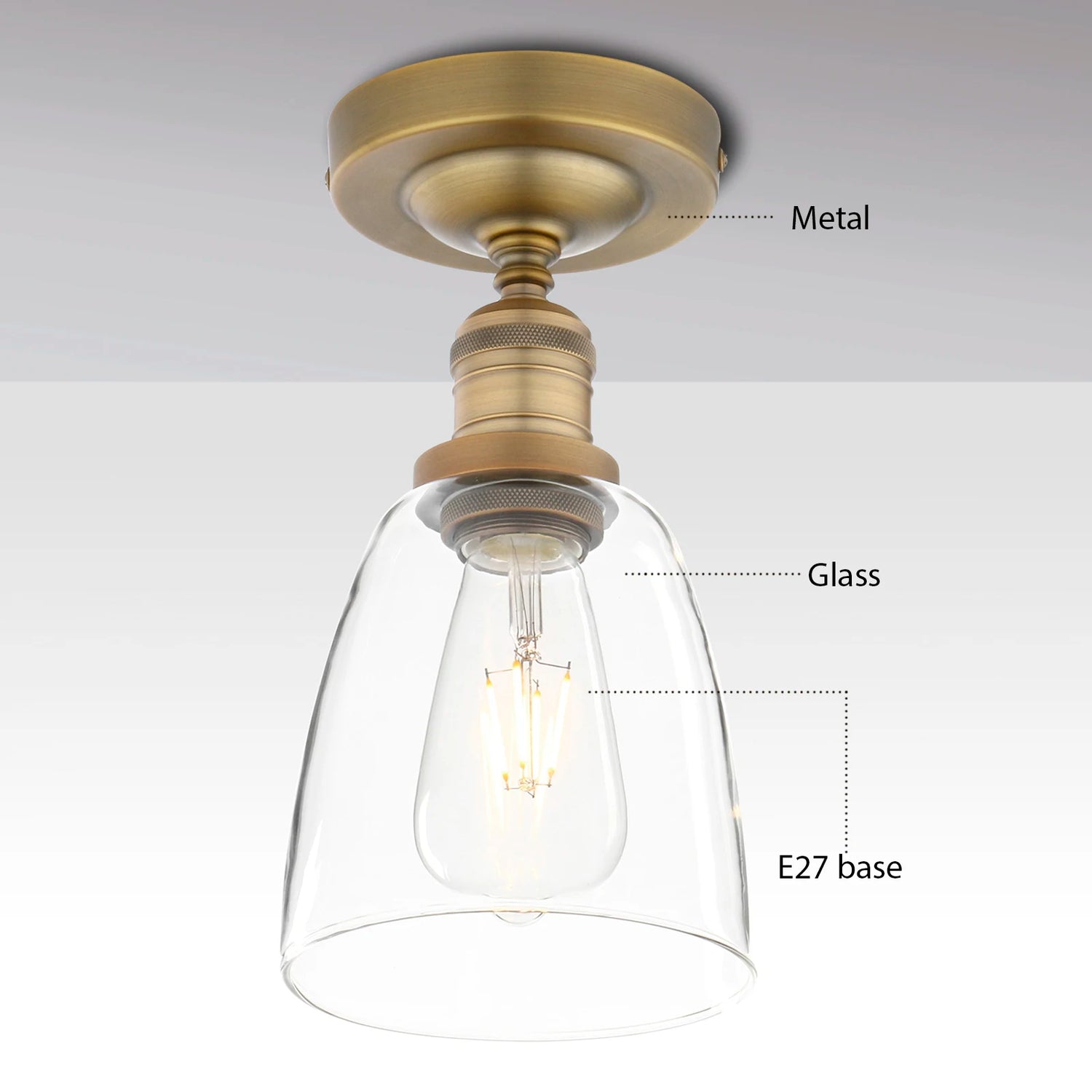 Suspension luminaire chrome pour cuisine moderne