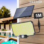 lumière solaire ip65 led télécommande modeur mouvement noir blanc moderne