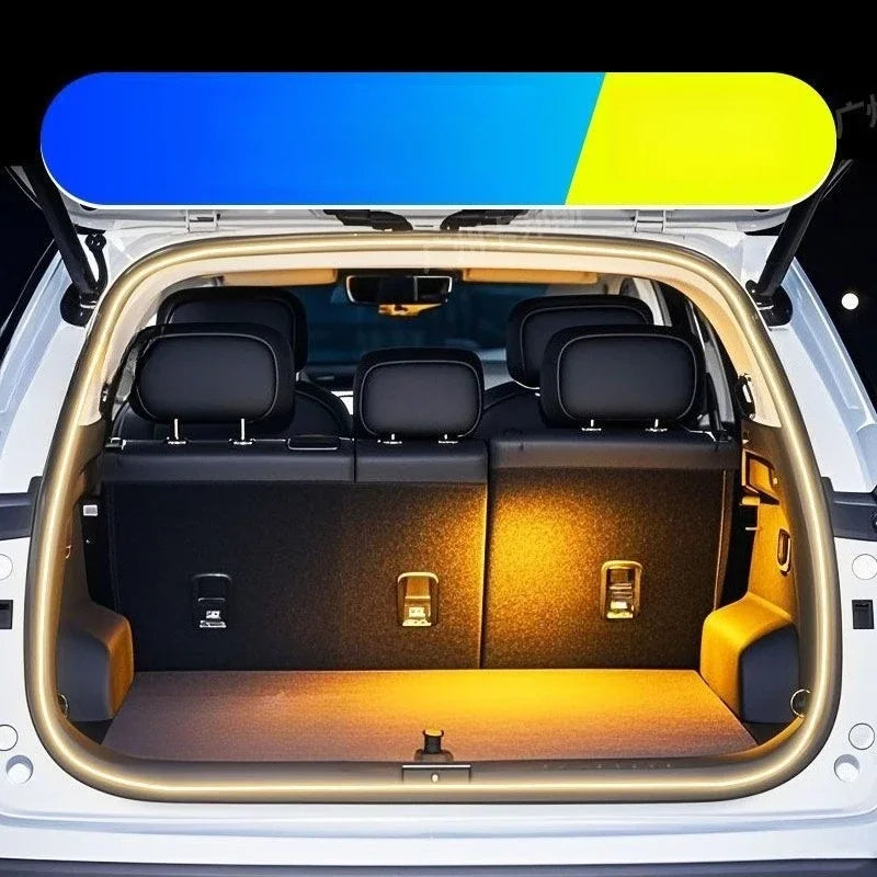 éclairage coffre voiture blanc moderne adhésif câble flexible connecteur 12v
