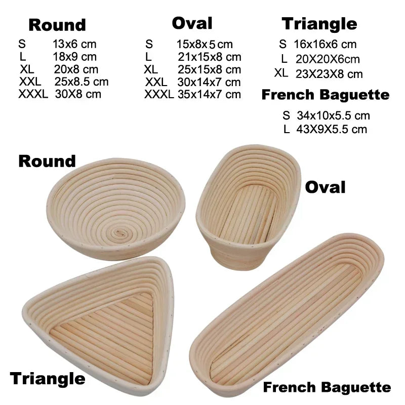 panier pain rattan naturel tissé traditionnel toile lin fermentation artisanal