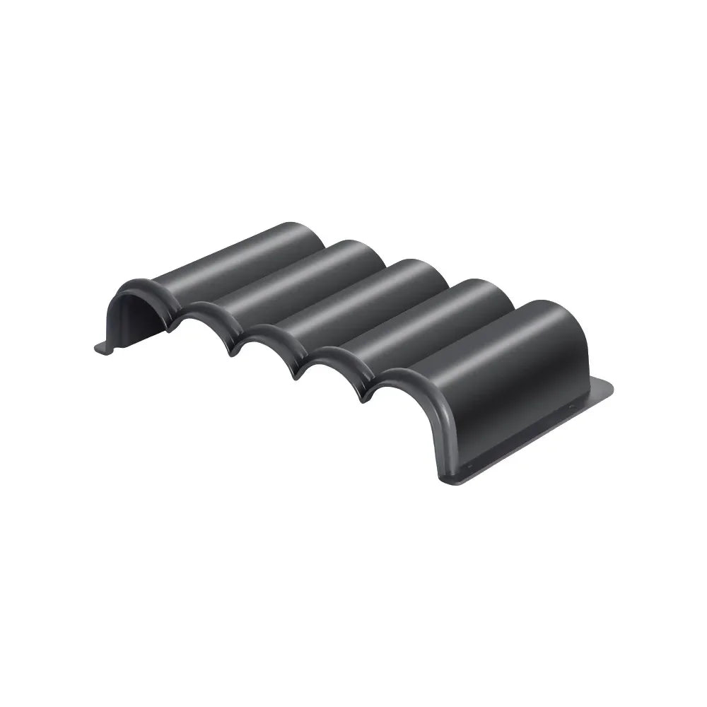 organisateur mural tubes noir gris fixations vis industriel utilitaire garage atelier