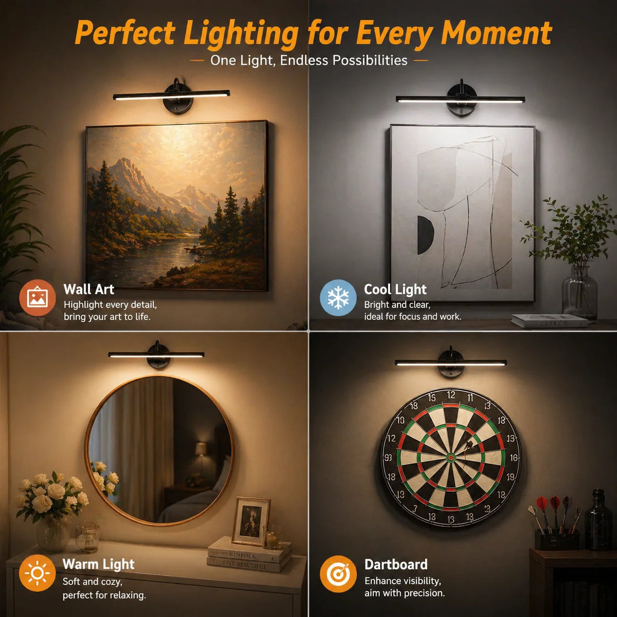 lampe murale flexible noire moderne fixée mur éclairage quotidien aluminium haute qualité flux lumineux
