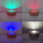 lampe table led base bois blanc translucide moderne minimaliste interrupteur