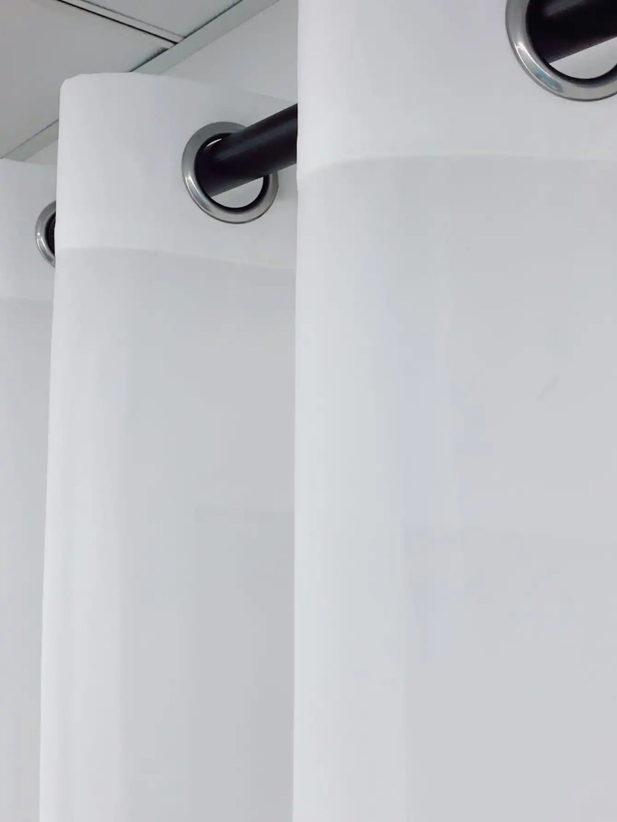 rideau blanc semi translucide pergola extérieure tissu texturé polyester salon japonais coréen