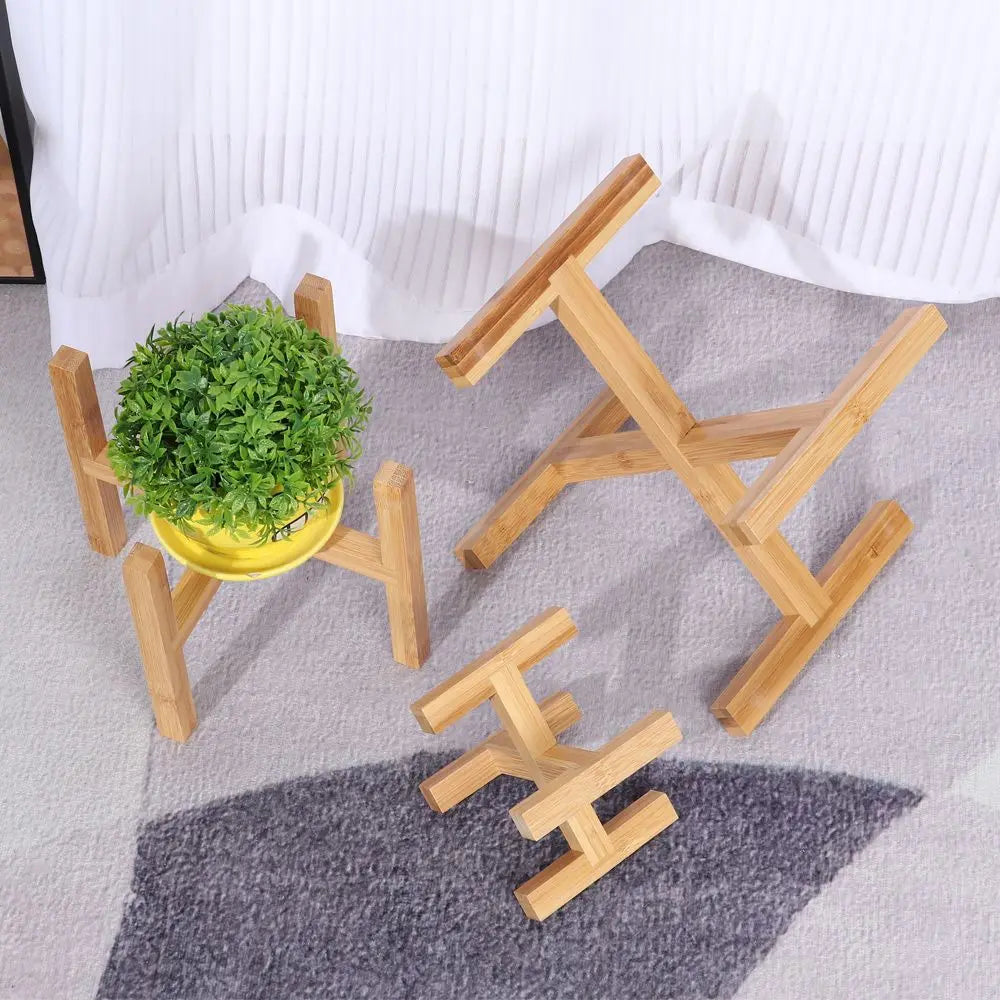 support plante bois moderne minimaliste 12.3cm 14.3cm 19.3cm 25.8cm