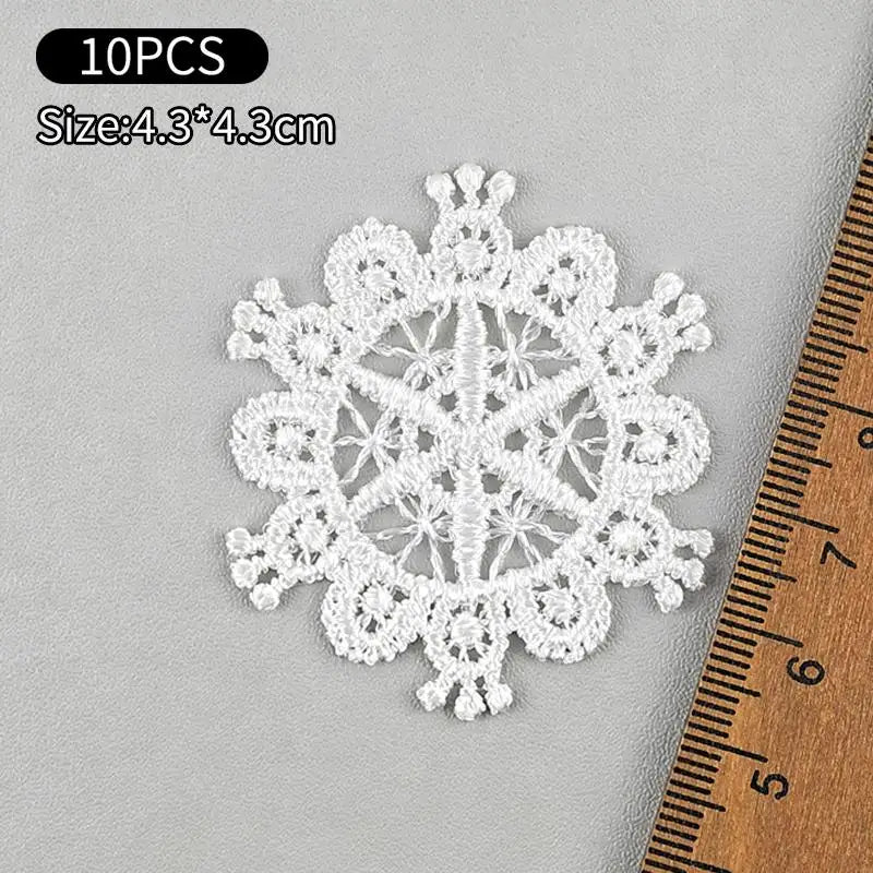 dentelles blanches motifs floraux traditionnels mariage décoration bricolage projet couture unisexe polyester