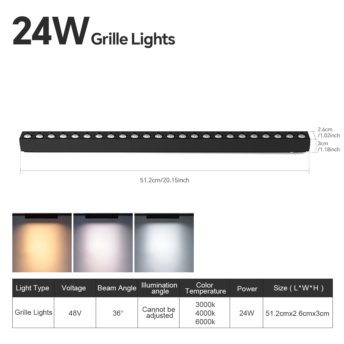 éclairage led spots clips magnétiques rail noir moderne 249 2000 lumens cct