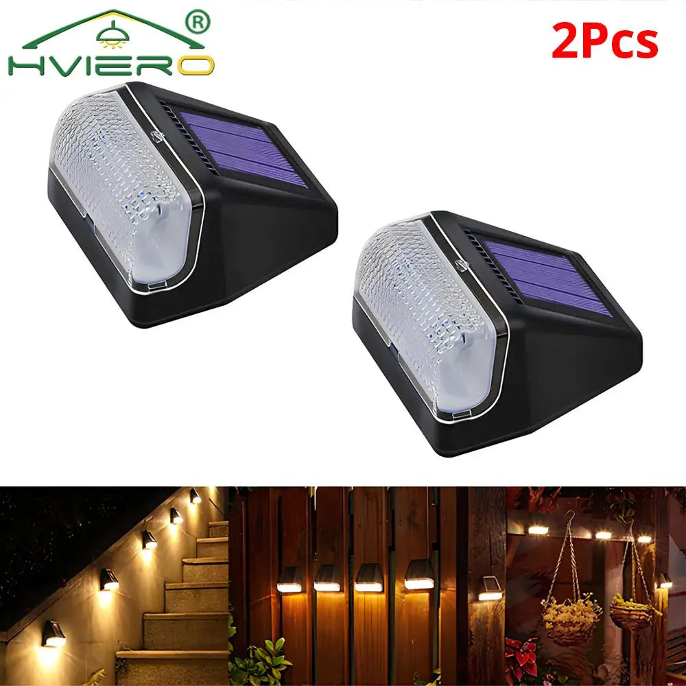 éclairage solaire mural moderne noir ip65 led 5mètres autoinstallation jardin extérieur