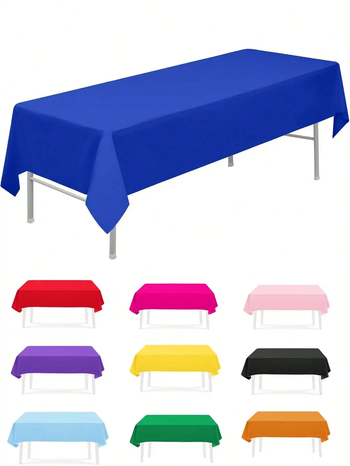 nappe table jetable unie moderne bleu rouge rose jaune noir violet clair verte ornement