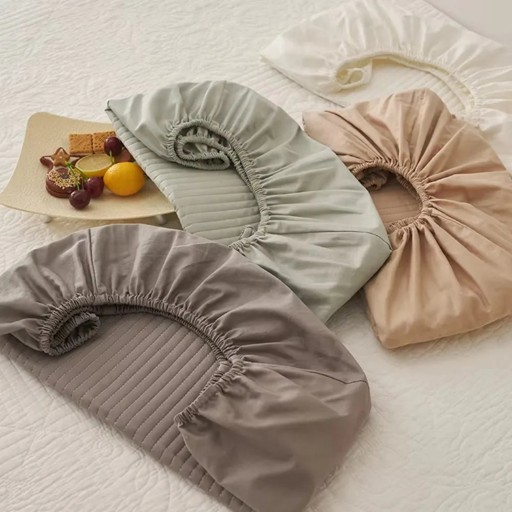 housse coussin coton polyester rayures vertes moderne fixée 30x50cm 40x60cm 42x70cm