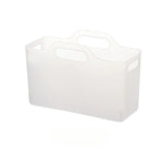 organisateur rangement blanc moderne poignées compartiments respectueux environnement utilisation multiple rangement stockage transparent fonctionnel