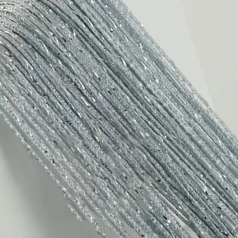 rideau chaîne or argent moderne opacité porte maison