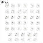 crochet adhésif transparent moderne tige rangement clip rideau support mural sans motif clips vêtements