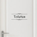 autocollants vinyle salle bain toilettes personnages minimalistes adhésifs salle bains décorations textes icones personnes