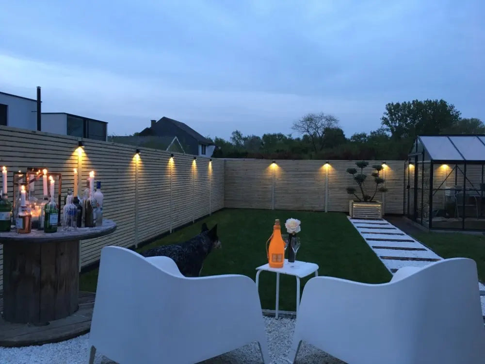 applique murale extérieure led aluminium étanche moderne jardin balcon maison noir blanc