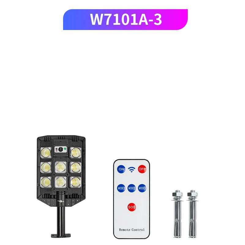 lampe solaire led moderne noire ip66 recharge solaire télécommandeextérieur pi