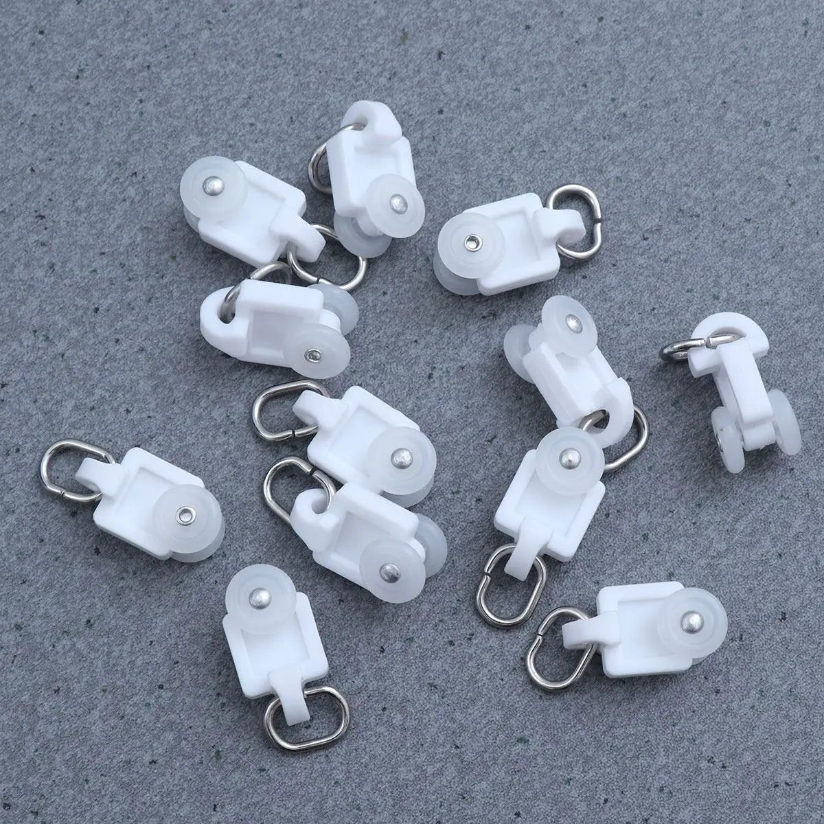 clips rideau blanc modernes pratique glisseurs tringle rideau accessoire rouleau rail rideau fixations