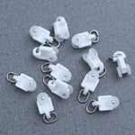 clips rideau blanc modernes pratique glisseurs tringle rideau accessoire rouleau rail rideau fixations