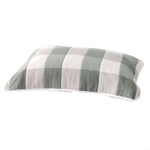 couverture lit patchwork bleu blanc non glissant respectueux environnement moderne adhésif