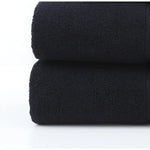 serviettes coton rayées classiques marron blanc gris pliées maison absorption rapide set