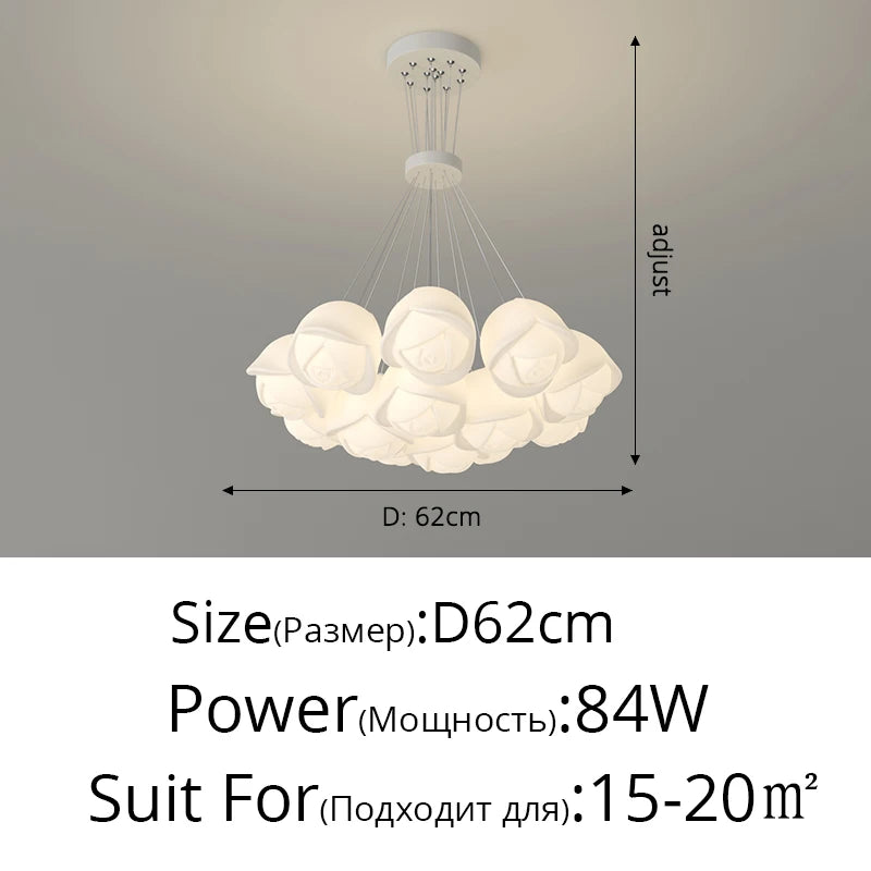 suspension lumineuse moderne fer blanc forme géométrique simple interrupteur tactile flux lumineux variable led
