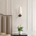 lampe murale moderne tissu bronze beige éclairage quotidien cuisine étude salle bain fixée mur