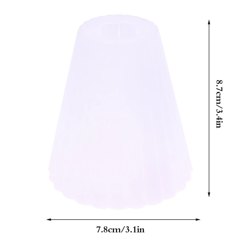 abat jour blanc rayures horizontales classique camping lampe extérieur led opacité fixation invisible