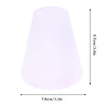 abat jour blanc rayures horizontales classique camping lampe extérieur led opacité fixation invisible