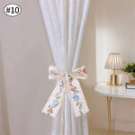 rideau dentelle blanc transparent classique fenêtre maison salon décoration chic