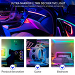 ruban led flexible multicolore moderne 160 led double face 5v 12v rgbic ws2812