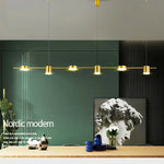 luminaire suspension led moderne rond noir or salon cuisine chambre