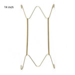 support mural doré moderne assiettes clips fixations variante 10 12 14 16 pouces