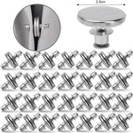 aimants magnétiques adhésifs argentés modernes rideaux 10 paires 17mm 20 paires 20mm 25mm 40