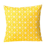 housse coussin lin géométrique multicolore moderne carré 45x45cm lit siège voiture