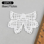 dentelles blanches motifs floraux traditionnels mariage décoration bricolage projet couture unisexe polyester