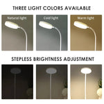 lampe led portable charge usb protection yeux modes gradation moderne minimaliste rechargeable