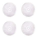anti dérapants pads adhésifs transparents ronds modernes 3cm 4cm 5cm 6cm 8cm sets