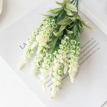 bouquet artificiel fleurs soie vert blanc jaune violet vase extérieur intérieur décoration mariage chambre
