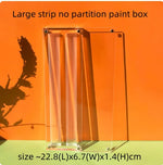 boîtes rangement transparentes modernes compartimentées couleurs peinture figurines ongles cosmétiques bijoux strass pratiques