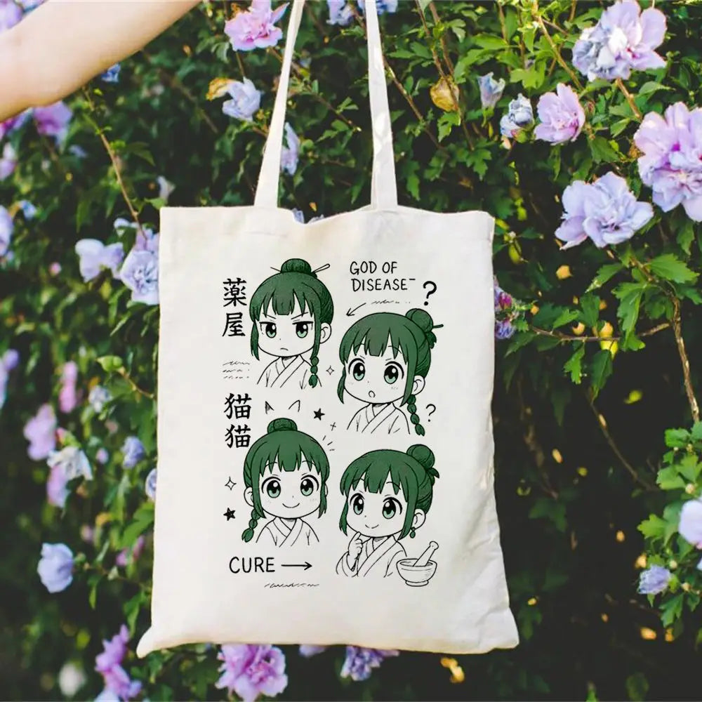 sac main blanc fille fleurs motifs floraux rétro décontracté sans fermeture éclair toileversible