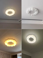 luminaire suspendu moderne blanc sphères diffusion lumineuse chambre salon étude entrée led dimmable