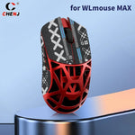 souris jeu antidérapante pads adhésifs géométriques noir blanc gris bleu rouge moderne ergonomique gaming