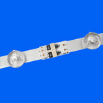 bande lumineuse led adhésive blanche moderne connecteur électrique