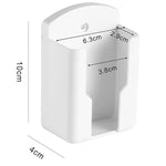 porte objets mural adhésif moderne gris beige blanc réutilisable multiple smartphone télécommande affiche numérique