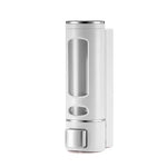 distributeur savon liquide noir or blanc moderne fixation murale bouton pression fenêtre niveau liquide
